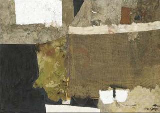 Alberto Burri - Sacco combustione