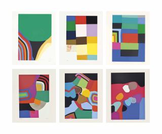 Alberto Burri - Serie di Sei : Tav. 1-6