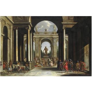 Alberto Carlieri - Capriccio Architettonico Con Sacrificio Pagano