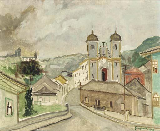 Alberto Da Veiga Guignard - Paisagem de Ouro Preto