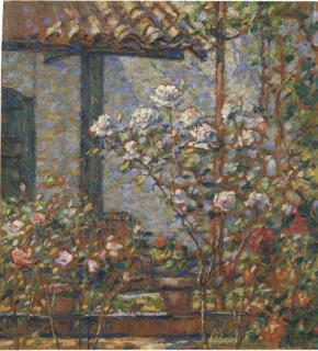 Alberto Ferrero - Rose sotto la tettoia