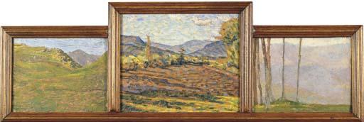 Alberto Ferrero - Tre paesaggi in trittico