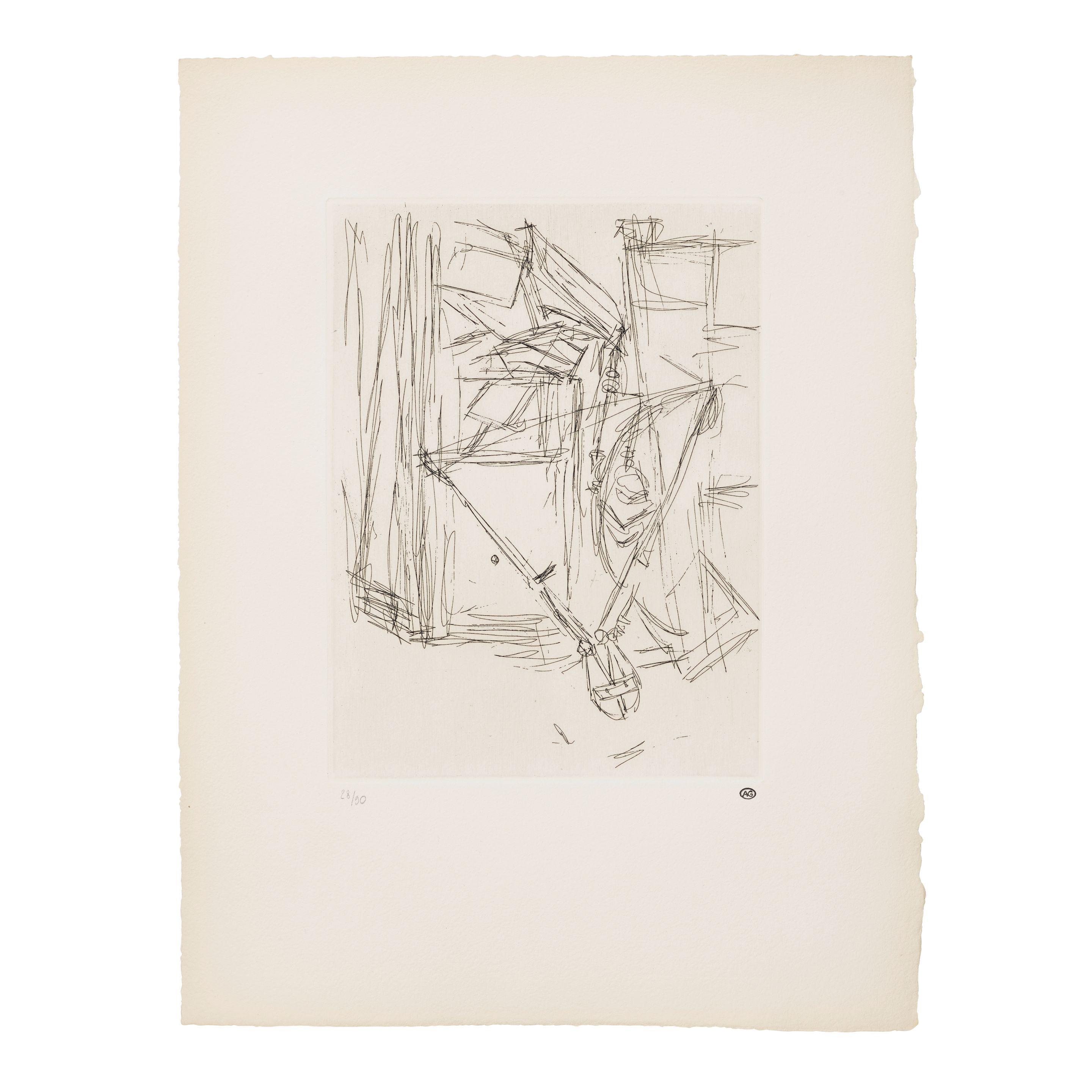 Alberto Giacometti - A Group of Four Etchings