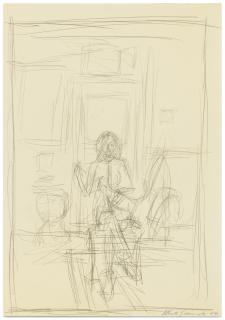 Alberto Giacometti - Annette À Stampa, 1954