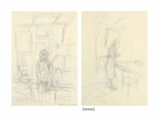 Alberto Giacometti - Annette à Stampa ( recto ); Femme dans un intérieur ( verso )