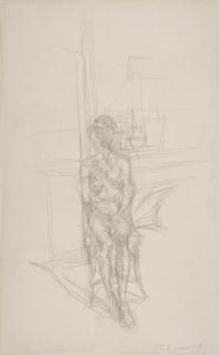Alberto Giacometti - Annette nue assise dans l’atelier