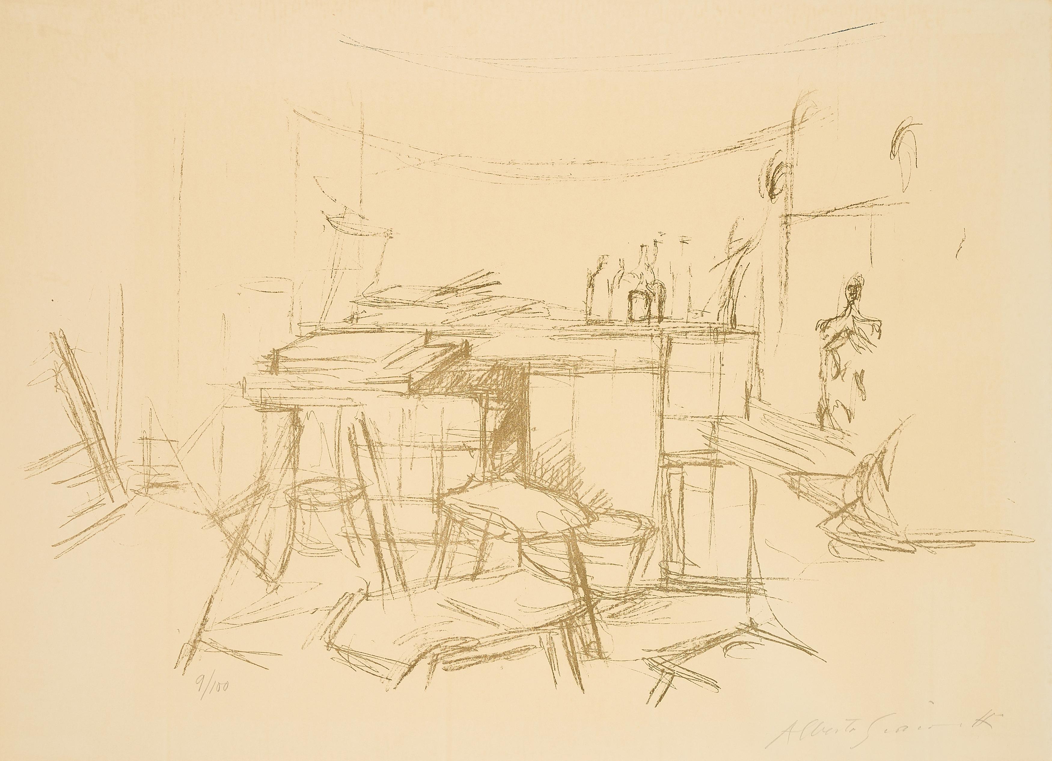Alberto Giacometti - Atelier aux Bouteilles.