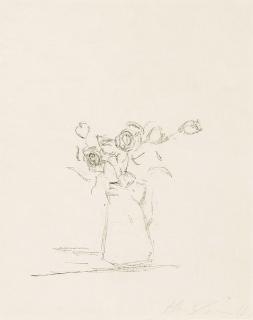 Alberto Giacometti - Bouquet, from Pomme endormie