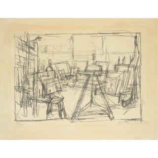 Alberto Giacometti - Bust in the Studio