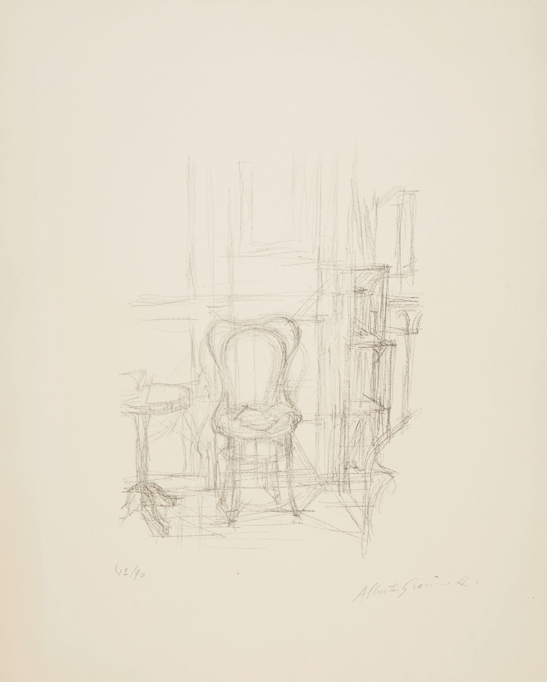 Alberto Giacometti - Chair and Gueridon