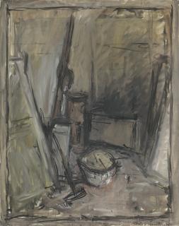 Alberto Giacometti - Coin D\'Atelier Avec Poële Et Balai
