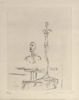 Alberto Giacometti - Dans l\'Atelier, from Paroles Peintes (L. 187)