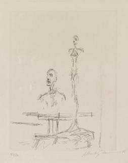 Alberto Giacometti - Dans l\'atelier, from Paroles peintes (Lust 187)