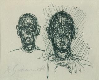 Alberto Giacometti - Deux Têtes.