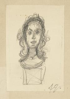 Alberto Giacometti - Diane Bataille, projet pour \