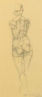 Alberto Giacometti - Femme Nue De Dos