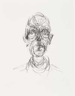Alberto Giacometti - Head of a Man, from Derrière le miroir, no. 127