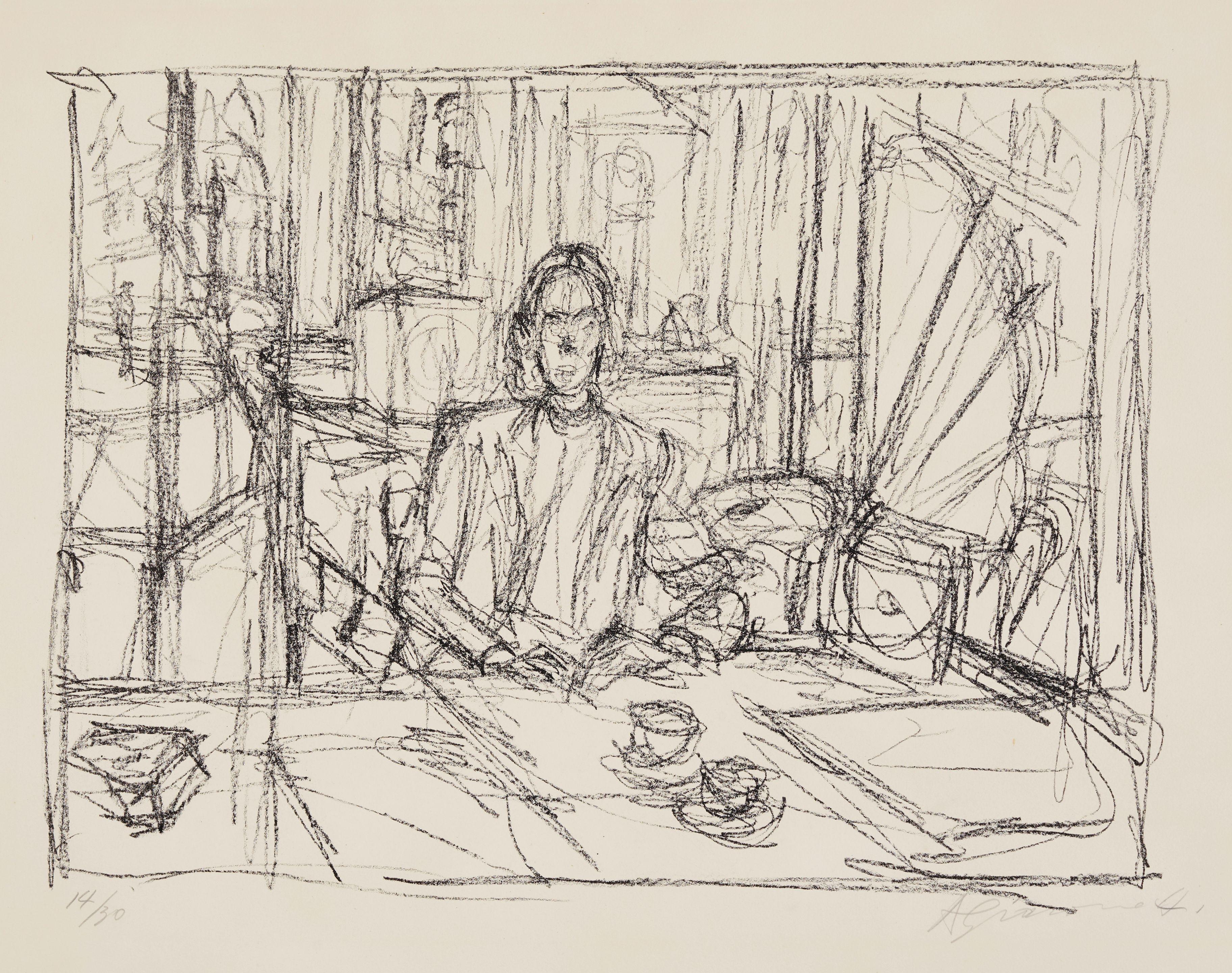 Alberto Giacometti - In the Café