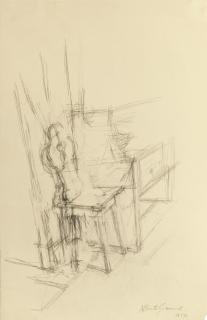 Alberto Giacometti - Intérieur À Maloja