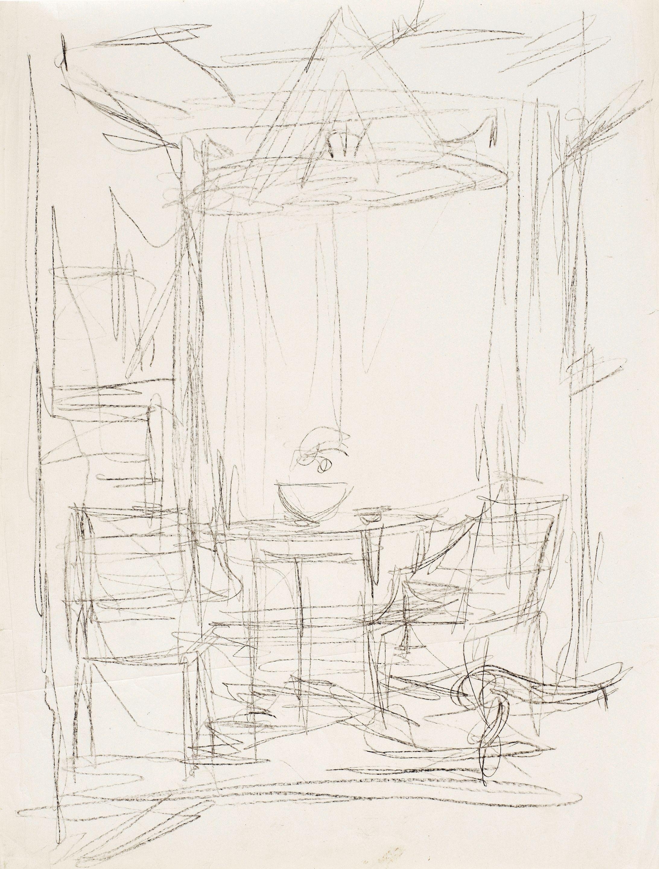 Alberto Giacometti - Intérieur chez Tériade