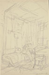 Alberto Giacometti - Intérieur (Femme cousant)