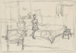 Alberto Giacometti - Interior with Nude