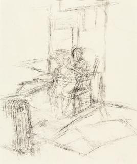 Alberto Giacometti - La mère de l’artiste assise.