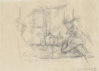 Alberto Giacometti - Lesende Frau Bei Maloja, 1959 Reading Woman Near Maloja, 1959