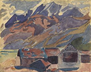 Alberto Giacometti - Maloja, 1915