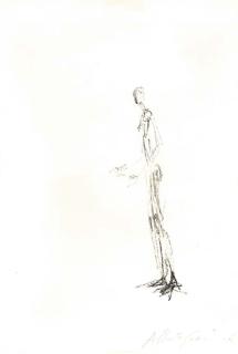 Alberto Giacometti - Man Standing (Homme debout), from L\'Atelier d\'Alberto Giacometti (Lust 101)