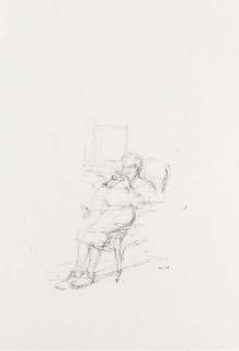 Alberto Giacometti - Mère de l\'Artiste assise II (Lust 51)