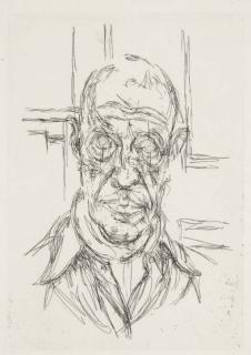 Alberto Giacometti - Michel Leiris in Sickbed IV, from Vivantes Cendres, innommées (L. 120)