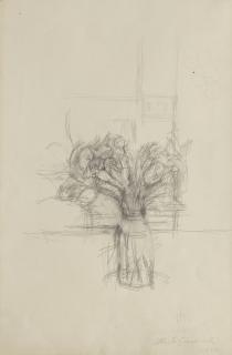 Alberto Giacometti - Nature Morte Aux Fleurs