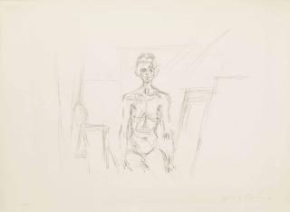 Alberto Giacometti - Nu Assis, 1961