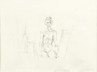 Alberto Giacometti - Nu Assis (Seated Nude)