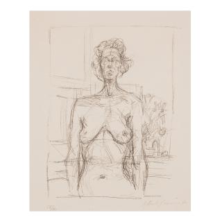 Alberto Giacometti - Nude with Flowers