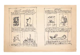 Alberto Giacometti - Objets mobiles et muets