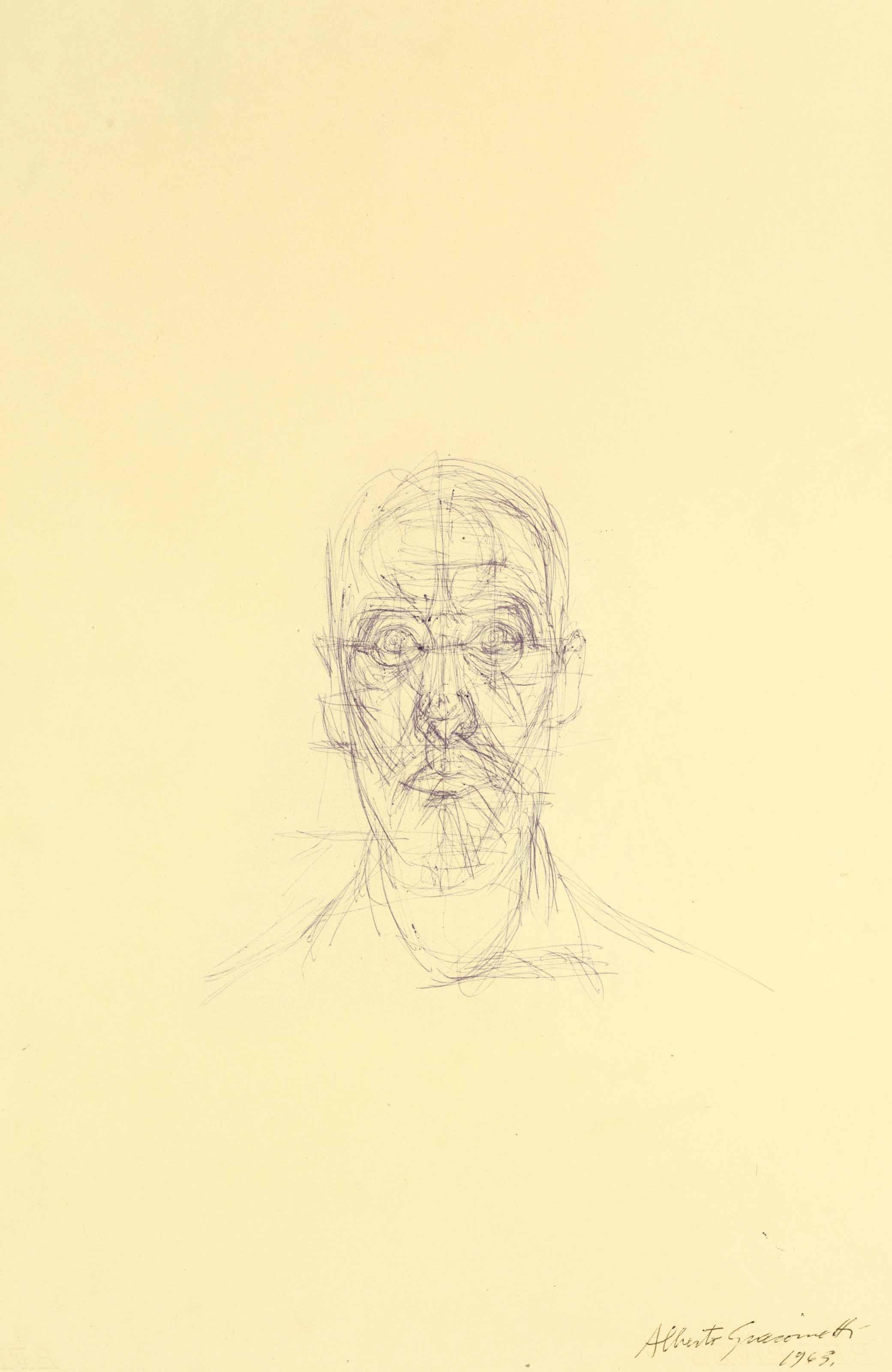 Alberto Giacometti - Portrait de Louis Chavignier