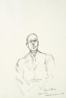 Alberto Giacometti - Portrait de René Char