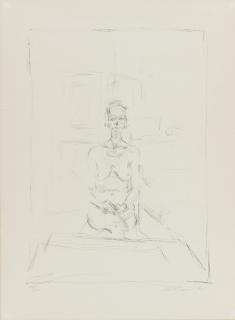 Alberto Giacometti - Seated Nude (L. 53)