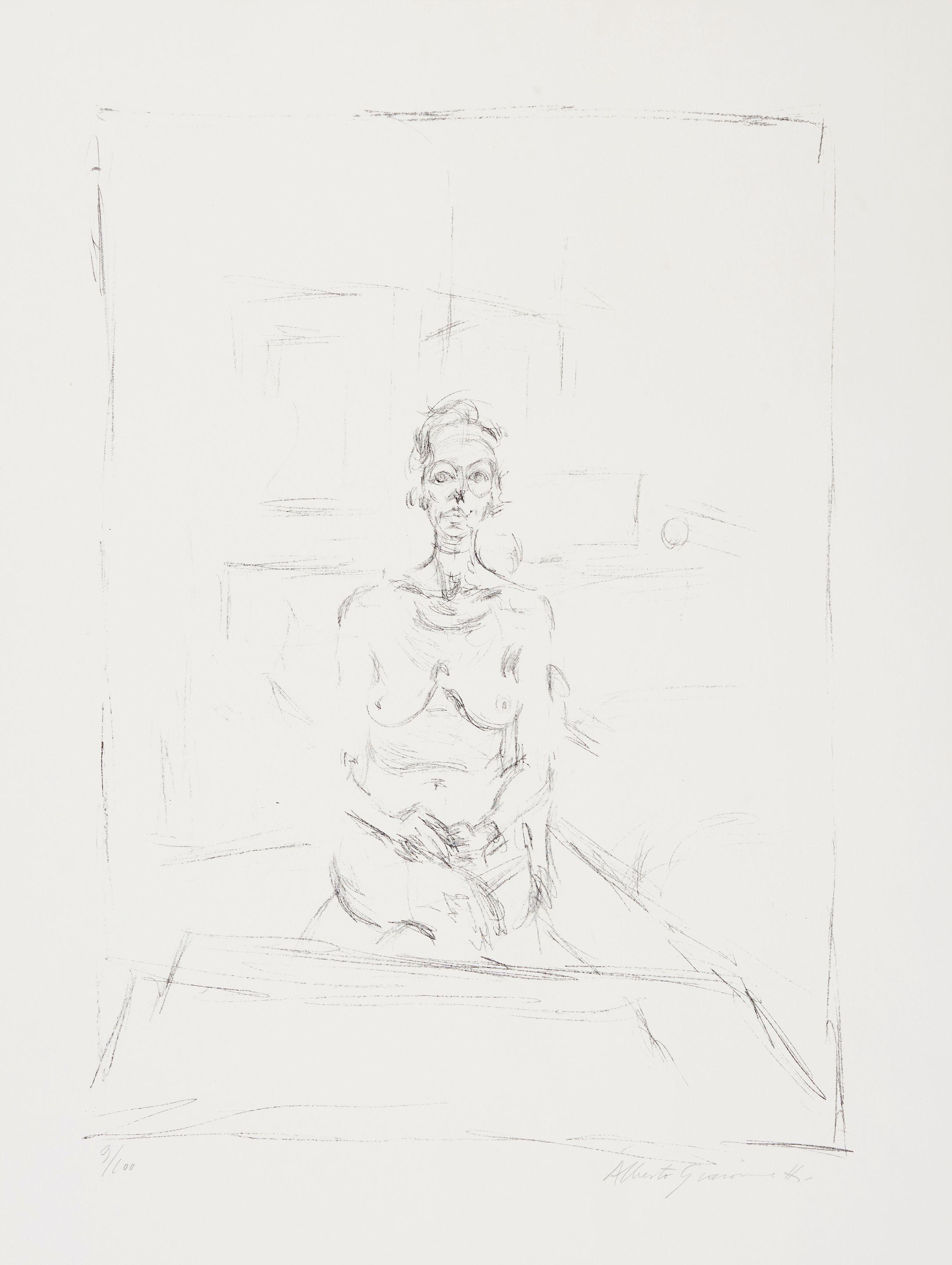 Alberto Giacometti - Seated Nude