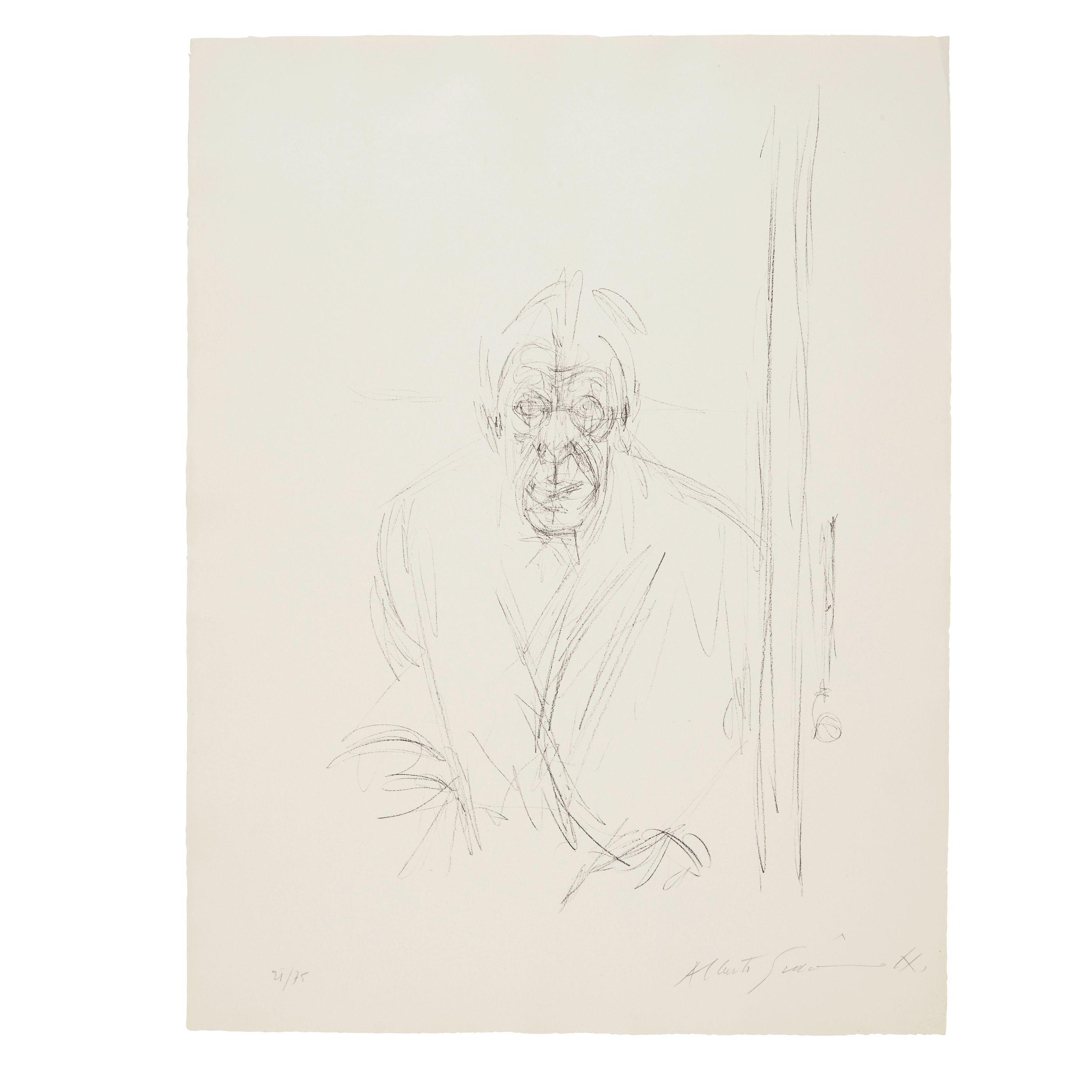 Alberto Giacometti - Self-Portrait