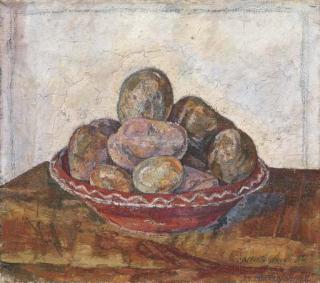Alberto Giacometti - Stilleben mit Kartoffeln, 1924