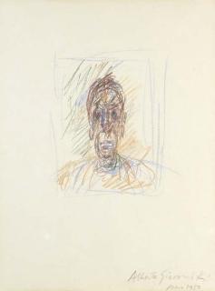 Alberto Giacometti - Tête de Diego (recto and verso)