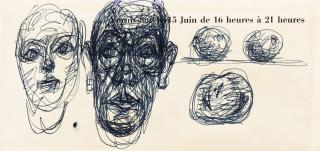 Alberto Giacometti - Tête D\'Homme Et De Femme, Trois Pommes