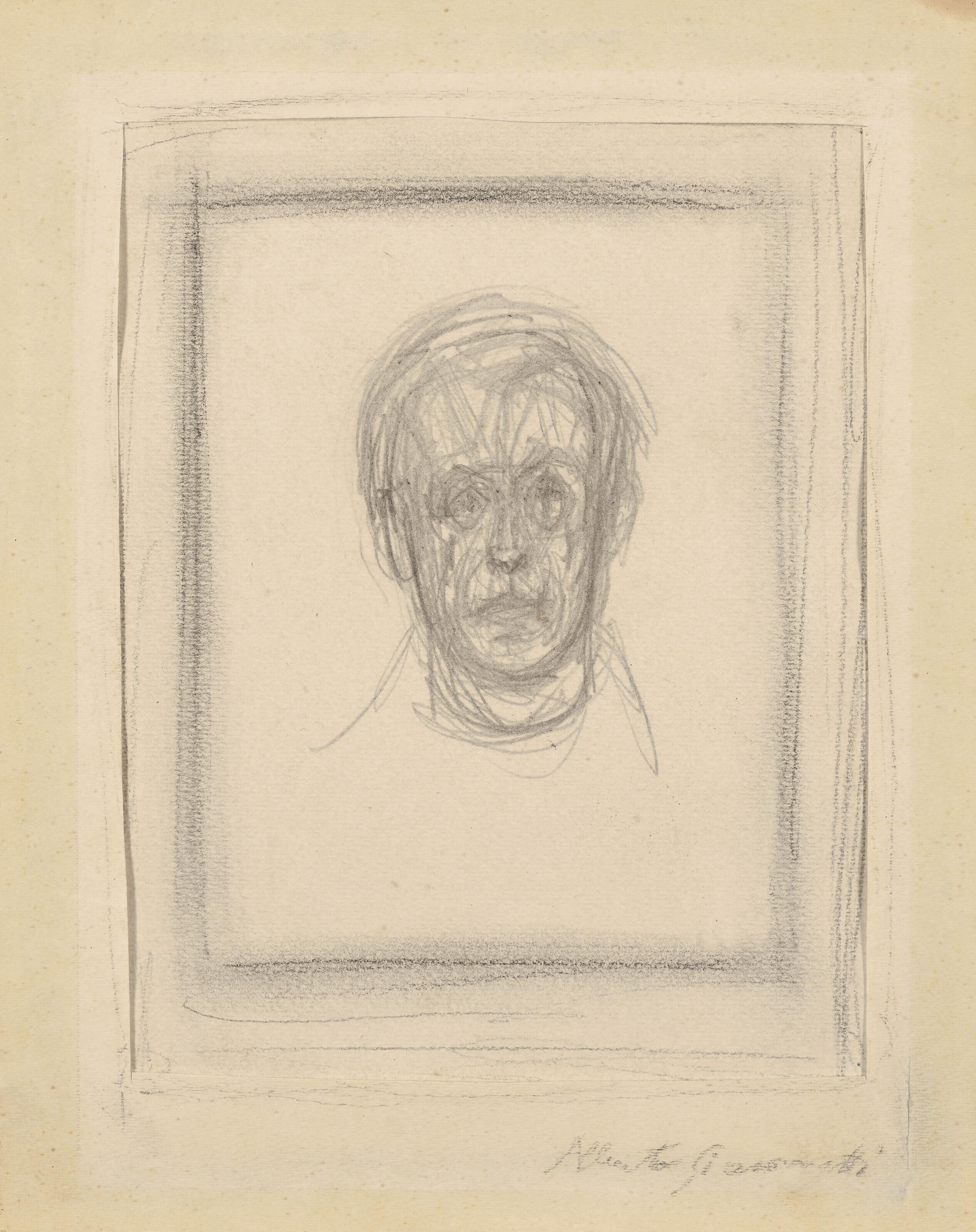 Alberto Giacometti - Tête d\'homme