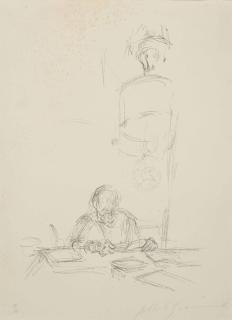 Alberto Giacometti - The Artist\'s Mother Reading III