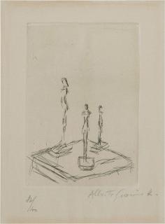 Alberto Giacometti - Three Figurines (Lust 105)