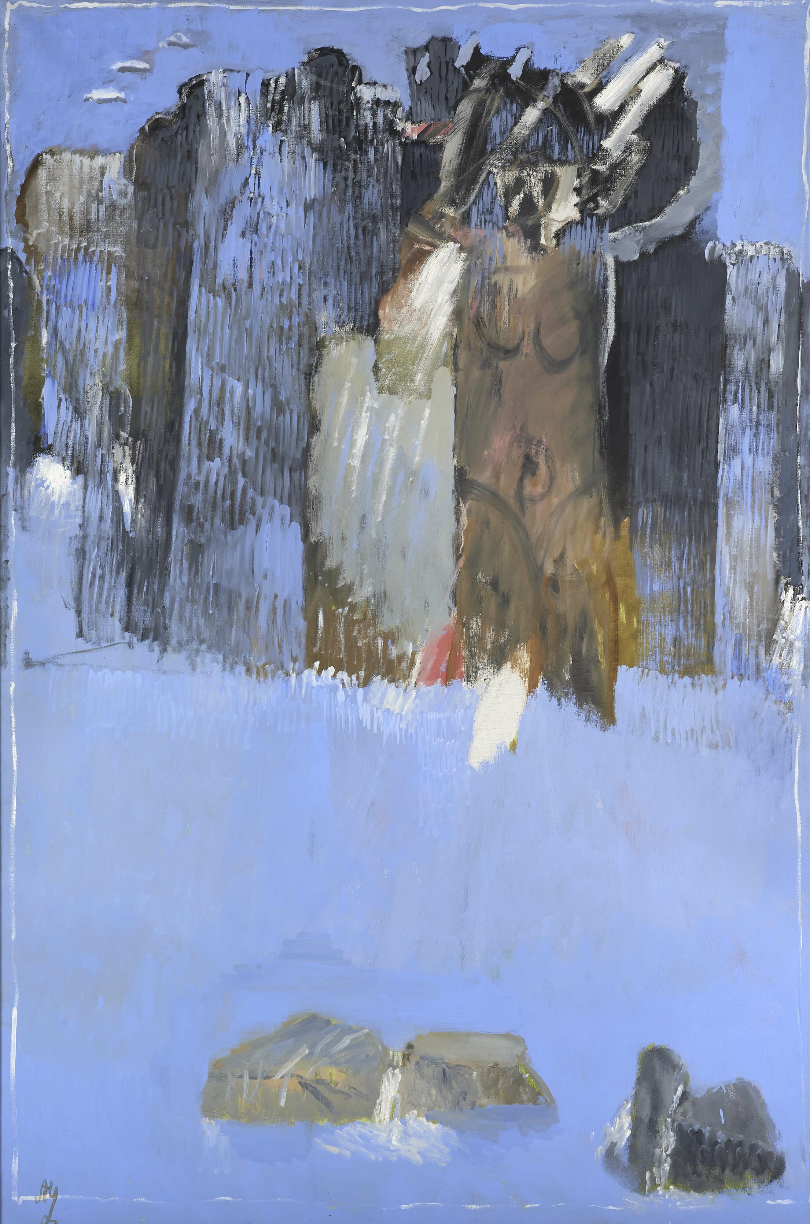 Alberto Gianquinto - Bagnanti a Saturnia