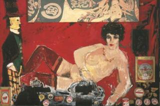 Alberto Gironella - M. Degas visita a Sonia (Sonia Infante hija de Pedro Infante)